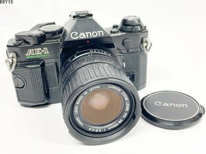★Canon キャノン AE-1 PROGRAM FD 28-55mm 1:3.5-4.5 一眼レフ フィルムカメラ ブラックボディ レンズ 動作未確認 68Y15-7