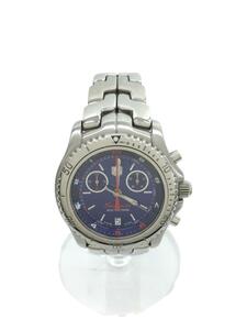 TAGHeuer◆シーレーサー クロノ クォーツ/クォーツ腕時計/アナログ/ステンレス/BLU/SLV/SS/CT1115