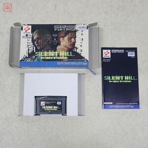 1円〜 動作保証品 GBA ゲームボーイアドバンス プレイノベル サイレントヒル SILENT HILL コナミ KONAMI 箱説付【10