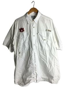 Columbia◆半袖シャツ/XXL/コットン/WHT/無地/209XM7891