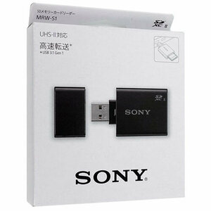 【ゆうパケット対応】SONY UHS-II対応SDメモリーカードリーダー MRW-S1 USB 7in1 [管理:1000015545]