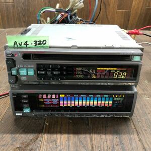 AV4-320 激安 カーステレオ ALPINE CDA-7843J TDA-5643 カセット プレーヤー デッキ イコライザー 本体のみ 簡易動作確認済み 中古現状品