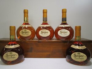 5本セット スーパーニッカ レアオールド 750ml 43% NIKKA Super 国産 ウイスキー 未開栓 古酒 発送先広島県限定 1円スタート/4-23-10