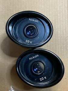 nikon　顕微鏡　接眼レンズ　20倍　2つセット