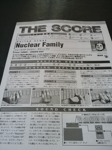 ヤングギター☆ギタースコア☆切り抜き☆GREEN DAY/NUCLEAR FAMILY▽4E：ccc490