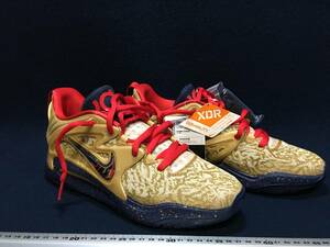 新品 US 10.5 JPN 28.5cm NIKE ナイキ KD15 EP DM1054-700 ケビン・デュラント オリンピック ゴールド スニーカー 靴 タグ 紐 付 シューズ