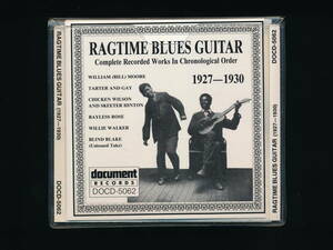 ☆RAGTIME BLUES GUITAR (1927-1930)☆Complete Recorded Works In Chronological Order☆1991年☆DOCUMENT RECORDS DOCD-5062☆