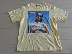 美品 HYSTERIC GLAMOUR x PLAYBOY TERRY RICHARDSON 半袖Tシャツ 黄色 Sサイズ 12171CT01