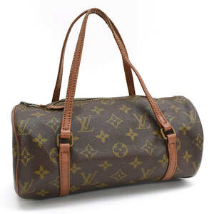 1円 ◆定価10万 LOUIS VUITTON ルイヴィトン ハンドバッグ パピヨン26 M51386 モノグラム ブラウン◆E.Csme.tI-29