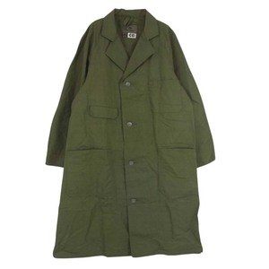 Nigel Cabourn ナイジェルケーボン 8044-00-00000 CC22 ATELIER COAT アトリエ コート コットンリネン カーキ系 46【極上美品】【中古】