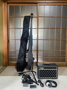 セット売り　アップライトベース　RYB-200 と　VOX コンパクト ベースアンプ Pathfinder Bass 10 など