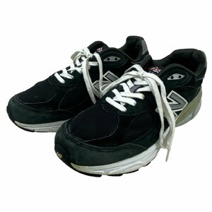 USED new balance ニューバランス 990 W990BK3 スニーカー ブラック 24cm MADE IN USA レディース ローカット ランニング ウォーキング 黒