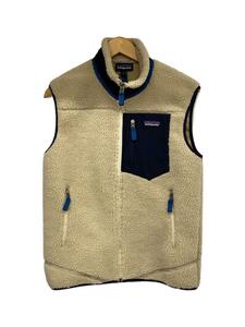 patagonia◆18AW/Classic Retro-X Vest/フリースベスト/XS/ポリエステル/クリーム/23048FA18