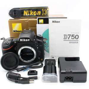 ★美品★Nikon D750 ボディ ショット数1816回★4740