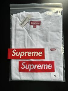 売切り　新品　正規品 Mサイズ　Supreme シュプリーム Small Box Logo L/S Tee 長袖 スモール ボックスロゴ Tシャツ ロンT ホワイト メンズ