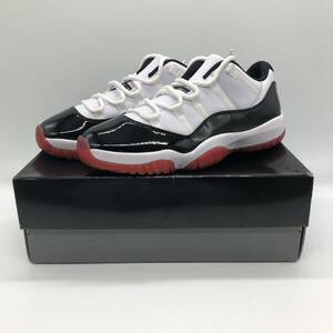 【28.5cm】美Used Nike Air Jordan 11 Low Gym Red ナイキ エアジョーダン11 ロー ジムレッド (AV2187-160) 0055