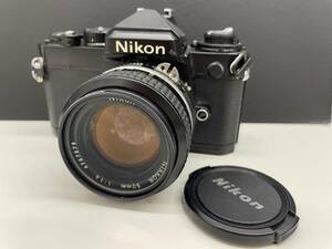 ＃3651 Nikon ニコン FE NIKKOR 50mm 1:1.4 ブラックモデル 一眼レフ フィルムカメラ レンズ 動作未確認 現状保管品