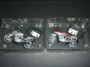 F-toys ロードバイクコレクション 1/24 SUZUKI GSX1100S 刃 SGX750S シークレット 2台set エフトイズ スズキ 耕運機ハンドル カタナ KATANA