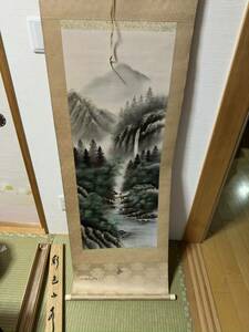 掛け軸 美術品 骨董 ② 風景画 アンティーク 掛軸 