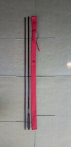 SHIMANO シマノ 朱紋峰 煉 16尺 初代／釣竿 ヘラブナ竿 専用朱色竿袋付き 上栓有り／中古品ですが保管状態が良い方でわりとキレイな1点です