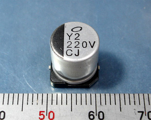 ニチコン CJ チップ電解コンデンサ(35V/220μF/125℃)[10個組].e