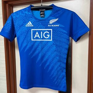 adidas ALL BLACKS アディダス オールブラックス ラグビー ジャージ ユニフォーム Size M BLUE