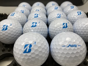 Q287【限定球】ブリヂストン BRIDGESTONE TOUR B JGR SPLASH (限定モデル) 2022年モデル ホワイト 18個【B級ランク】【ロストボール】