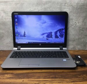 1円～ ●HP PROBOOK 450 G3 / Core i5 6200U (2.30GHz) / メモリ 4GB / HDD 500GB / DVD / 15.6型 HD (1366×768) / Windows10 Pro 64bit