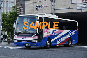 D-15【バス写真】Ｌ版３枚　西日本JRバス　エアロエース　白浜エクスプレス