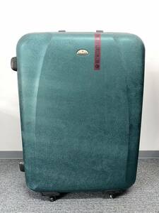 ★ジャンク品★samsonite /サムソナイト スーツケース/長期旅行向き/大容量/大型/トラベル/キャスター劣化/緑色　　 