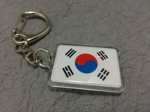 【新品】韓国 キーホルダー 国旗 KOREA キーチェーン/キーリング