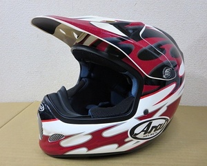 S3661 中古 Arai アライ V-Cross3 Vクロス3 Mサイズ 57.58cm オフロード ヘルメット 2006年製