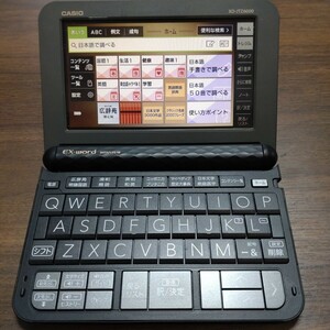 CASIO 電子辞書 EX-word DATAPLUS 10 XD-JTZ6000 動作確認済！ ケース、取説、 電池付属　カシオ