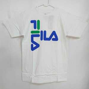 【S】FILA フィラ/ANTHONY TEE/半袖Tシャツ/白