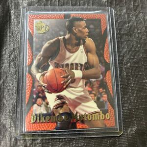 NBA 1995 Topps Embossed Dikembe Mutombo Denver Nuggets No.25