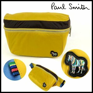 新品 定価23,100円 ポールスミス マルチゼブラ ウェストバッグ ボディバッグ 斜め掛け PS BY Paul Smith メンズ 【B2393】