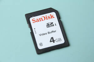 4GB SDHC I カード　SanDisk Videl Buffer