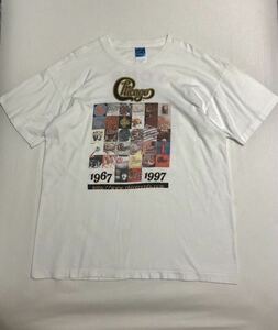 XL● 90s USA製 CHICAGO vintage ツアーTシャツ Chicago シカゴ アメリカ ロック バンド tシャツ ビンテージ 80s 90年代 ヴィンテージ