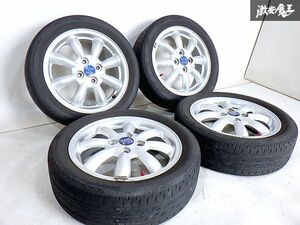 ●ダイハツ 純正 MINILITE ミニライト L650S ミラジーノ 15インチ 4.5J +45 PCD100 4H 4穴 ホイール 4本セット ムーヴ ワゴンR 棚B-8