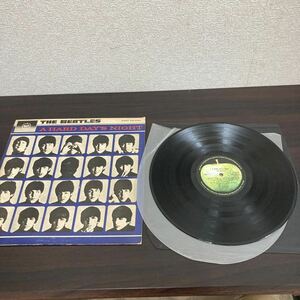 eas-80552 ビートルズ　Beatles/a hard days nightレコード　動作未確認　中古品　現状渡し　長期保管品　