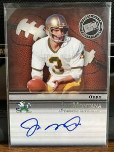 2009PRESS PASS LEGENDS JOE MONTANA ジョー・モンタナ直筆サインカード 2/5