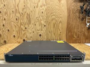 #6002-1025-4 Cisco シスコ C3560X-24P-S V01 / C3KX-NM-10G Catalyst 3560シリーズ スイッチ 10/100/1000BASE T×24(PoE+ 対応) IP Base