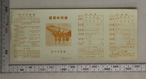 航空『運賃時刻表』1955年12月 日ペリ航空 補足:札幌千歳三沢東京羽田名古屋小牧大阪伊丹金沢小松日本ヘリコプター輸送K.K航空貨物について