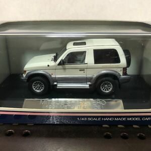 499 未開封 1/43 ハイストーリー ミツビシ　パジェロ　1991 メタルトップ　ワイド ホワイト mitsubishi ミニカー 模型 完成品