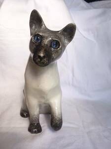 新品 J シャムブルーアイキャット 猫 サイズ2 イギリス Winstanley Cat ケンジントンキャット ネコ ウインスタンレイ ウィンスタンレイ陶器