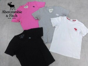 ABERCROMBIE&FITCH アバクロンビー＆フィッチ A&F アバクロ 半袖 Tシャツ 4点セット S Mサイズ/メンズ/まとめ売り 卸売り US古着