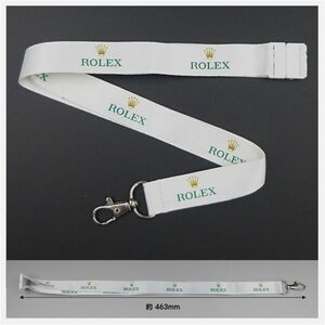 ロレックス ネックストラップ ノベルティ ★ ROLEX 名札 携帯電話 スマホ 首ひも ケース箱冊子タグ 腕時計スタンド ディスプレイ 1644-B-01