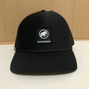 新品　MAMMUT CRAG CAP LOGO クラッグ キャップ ロゴ 帽子　メンズ　レディース　ユニセックス　ブラック　黒　マムート　未使用　夏