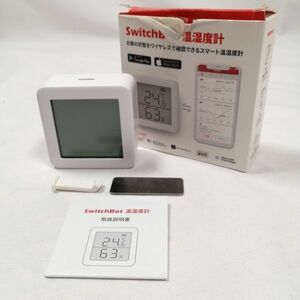 SwitchBot 温湿度計 SwitchBot MeterTH S1 デジタル スマート家電 高精度 スマホで温度湿度管理 アラーム付き(ハブ必要) ジャンク a09230