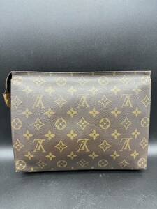 【0271】ルイヴィトン LOUIS VUITTON M47542 モノグラム ポッシュトワレ25 トワレット25 クラッチバッグ セカンドバッグ　ブラウン 